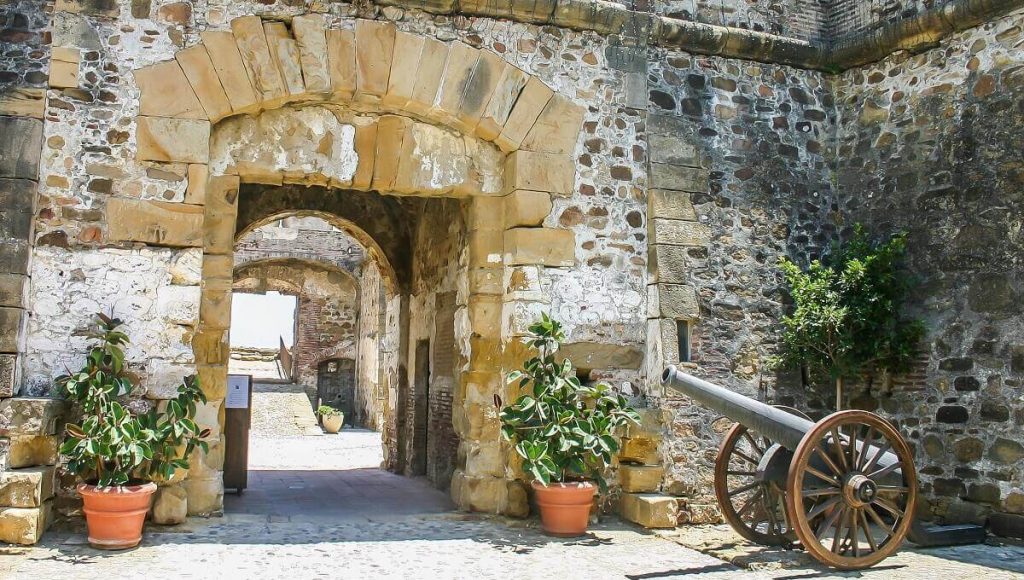 beautiful historical fortress of Castillo de la Duquesa in Manilva