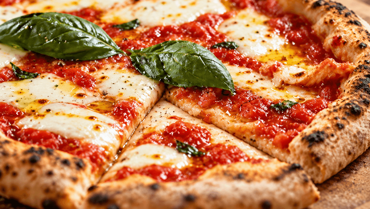 Delicious pizza at San Roque Club