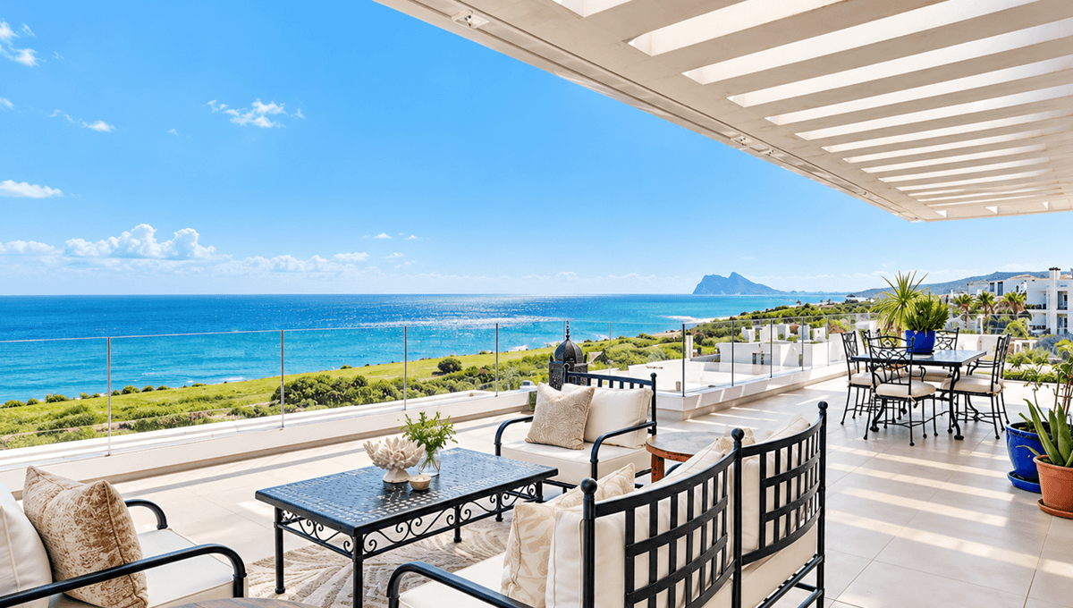 Spectacular views from a penthouse in La Alcaidesa
