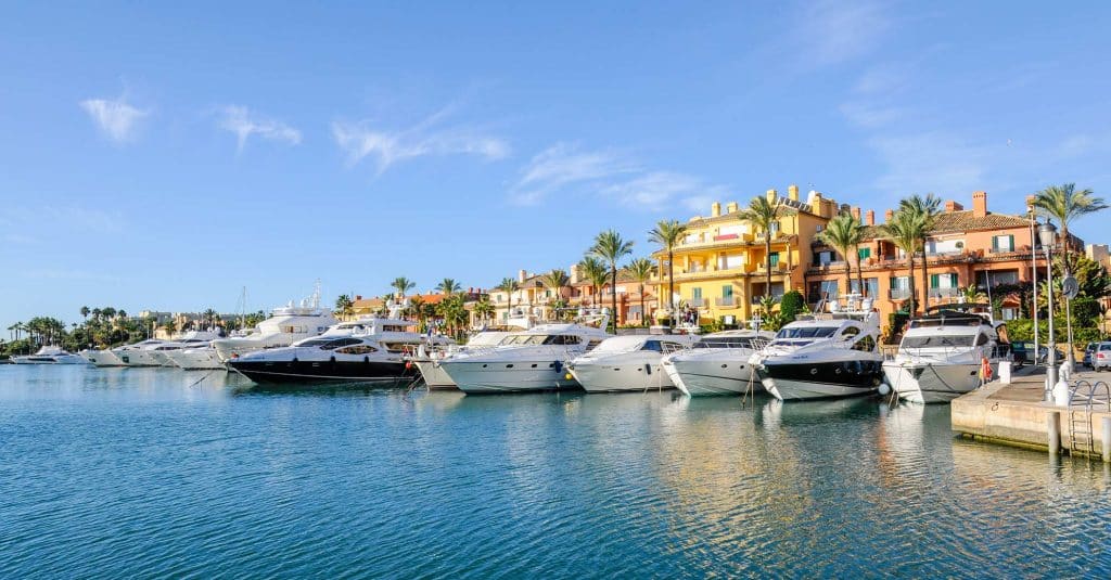 Sotogrande's port hosts the most high-end yachts after Marbella's Puerto Banus