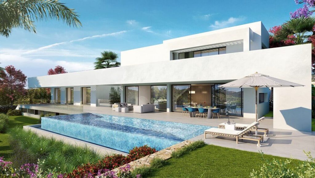 Costa del sol villas for sale with stunning infinity private pool