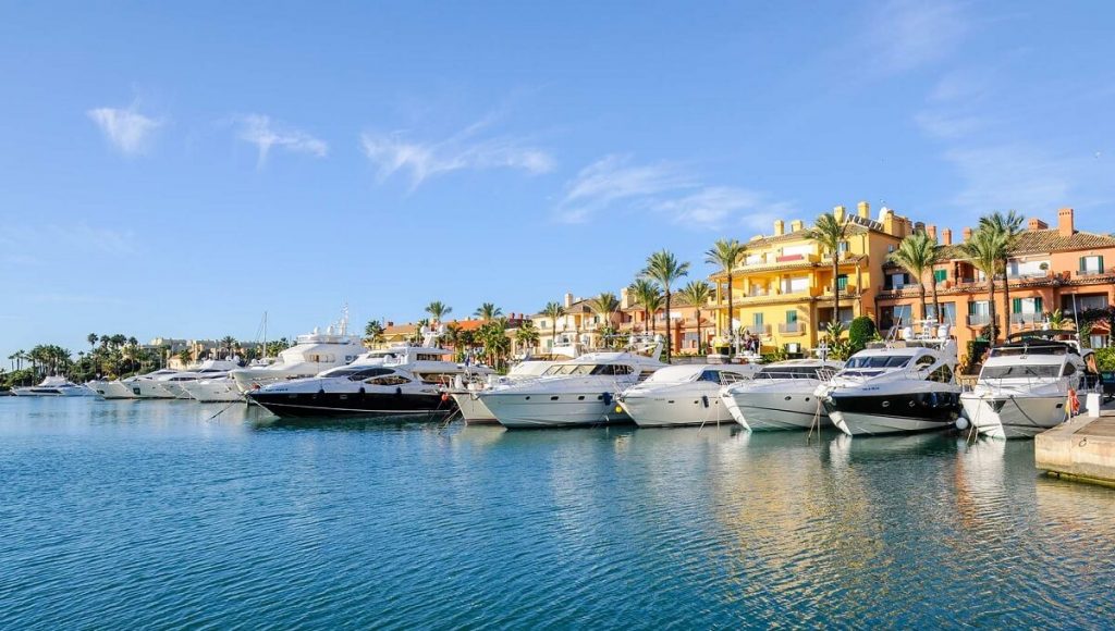Famous for its active yachting community: Sotogrande marina