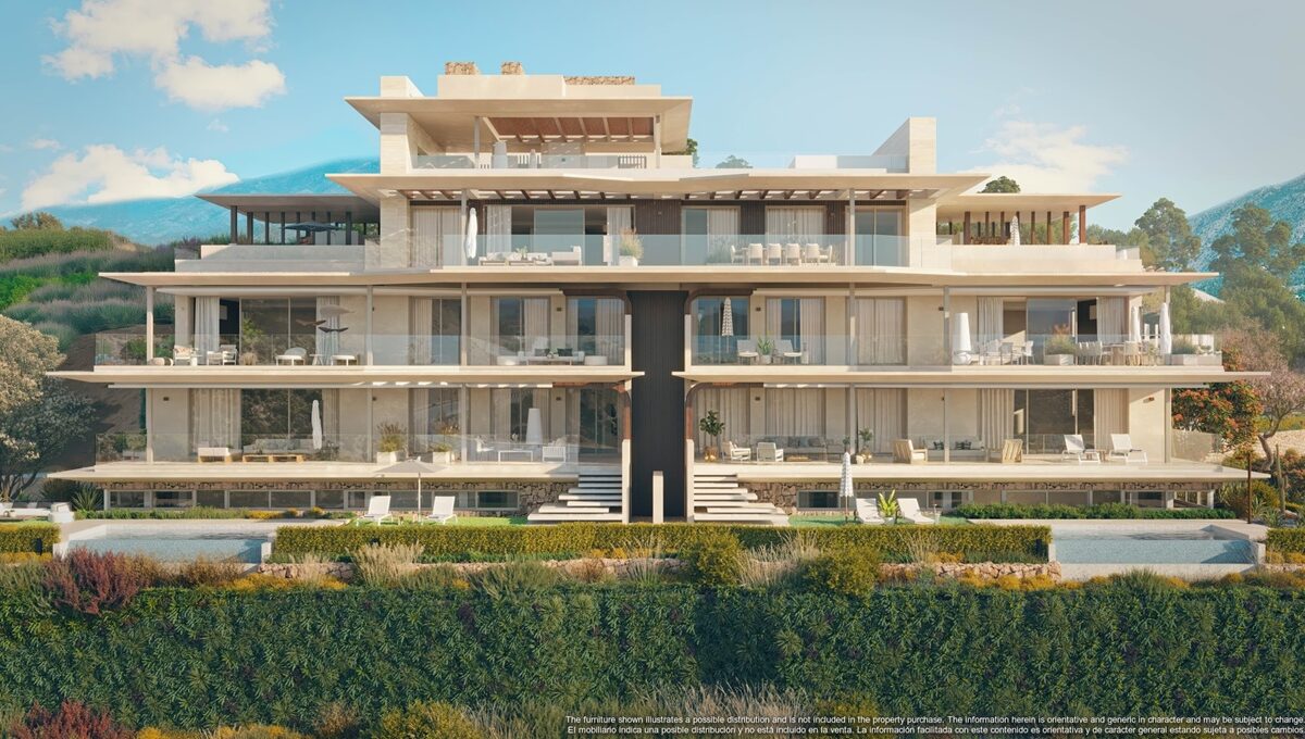 Front facade of Mimosas